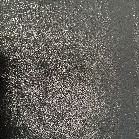 Chicos Olive Green & Gold Shimmer short sleee tunic with assymetrical hem Medium - Picture 6 of 9